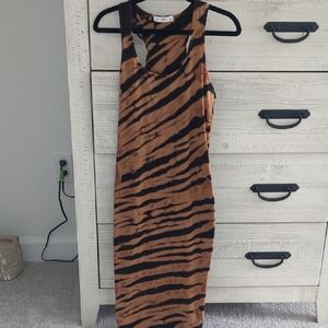 Bodycon Tye Dye Midi Tank Dress